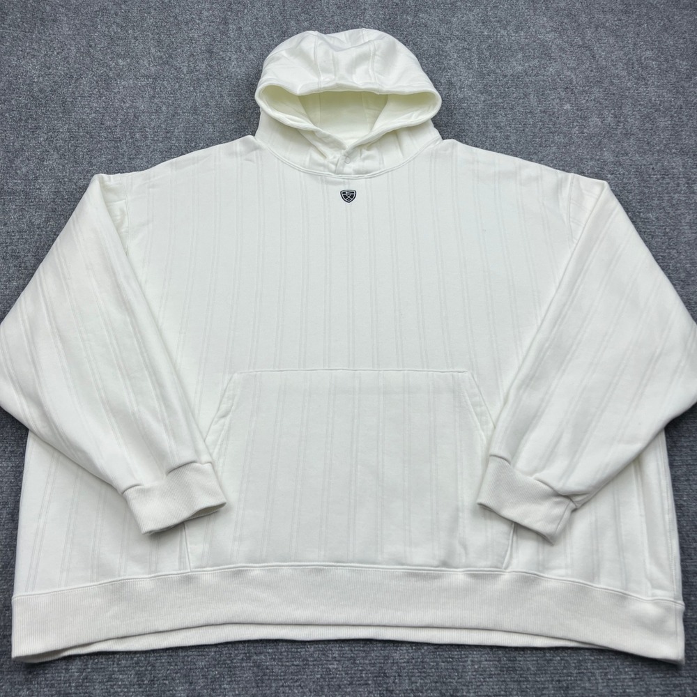 Nike Therma-FIT Oversized Golf Hoodie Mens 4XL White Fairway Fresh Sweats IB0297